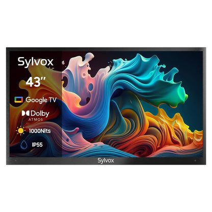 SYLVOX 109 cm / 43´´ Teilsonne Outdoor Google QLED