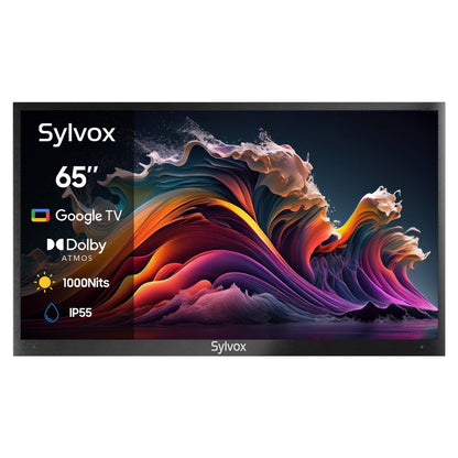 SYLVOX 165 cm / 65´´ Teilsonne Outdoor Google QLED