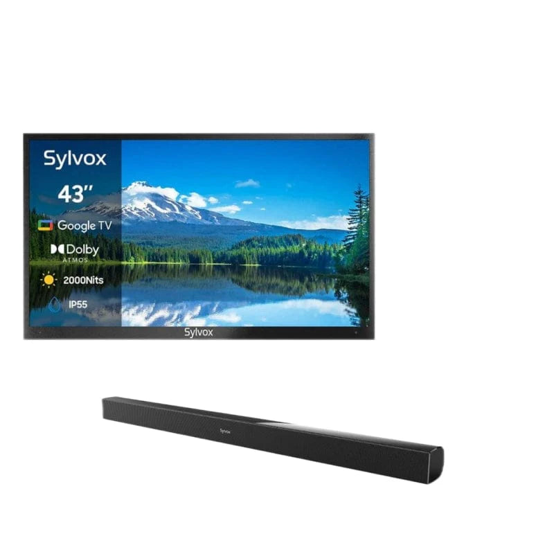 SYLVOX 109 cm / 43´´ Volle Sonne Outdoor Google TV