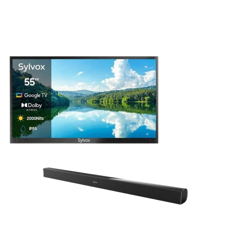 SYLVOX 140 cm / 55´´ Volle Sonne Outdoor Google TV