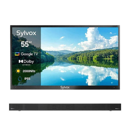 SYLVOX 140 cm / 55´´ Volle Sonne Outdoor Google TV