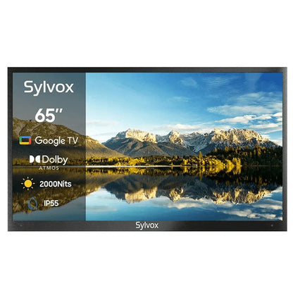 SYLVOX 165 cm / 65´´ Volle Sonne Outdoor Google TV