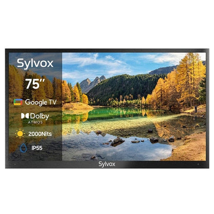 SYLVOX 190 cm / 75´´ Volle Sonne Outdoor Google TV
