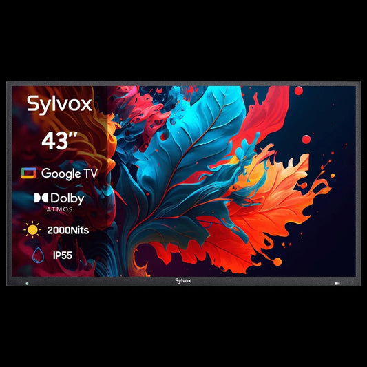 SYLVOX 109 cm / 43´´ Volle Sonne Outdoor Google QL