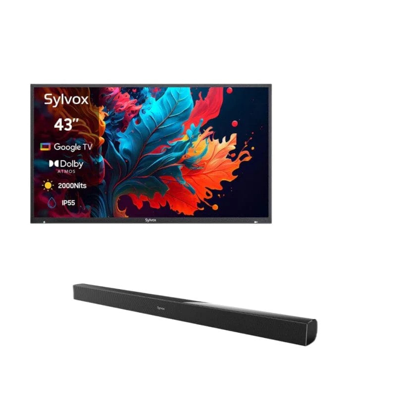 SYLVOX 109 cm / 43´´ Volle Sonne Outdoor Google QL