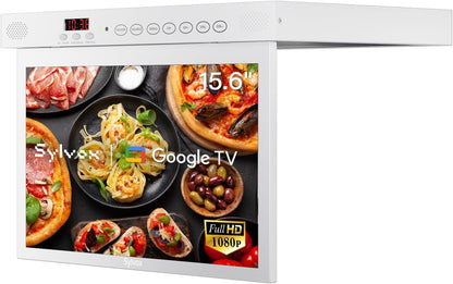 SYLVOX 40 cm / 15.6´´ Unterbau Küchen-TV Weiß