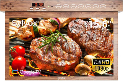 SYLVOX 40 cm / 15.6´´ Unterbau Küchen-TV Holz