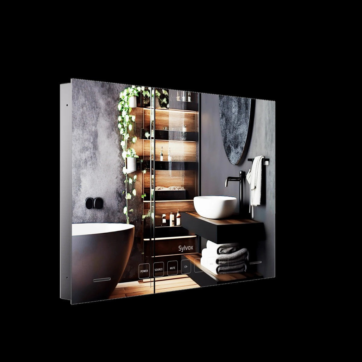 SYLVOX 61 cm / 24´´ Bad-TV Einbau wasserdicht