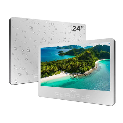 SYLVOX 61 cm / 24´´ Bad-TV Wand wasserdicht