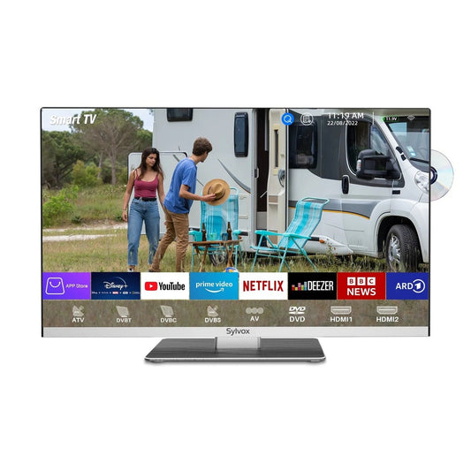 SYLVOX 56 cm / 22´´ RV Smart-TV mit DVD