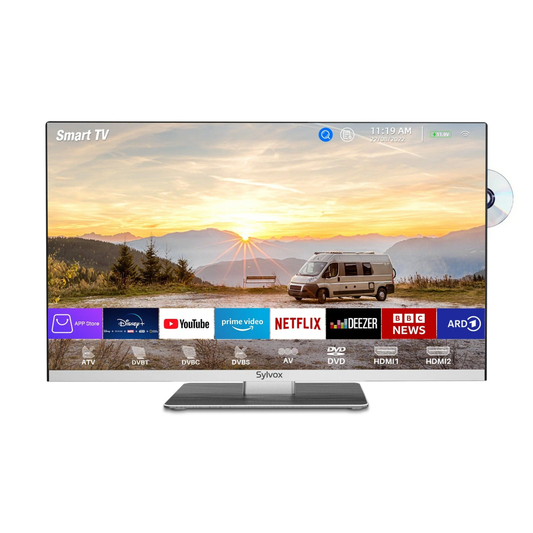 SYLVOX 61 cm / 24´´ RV Smart-TV mit DVD