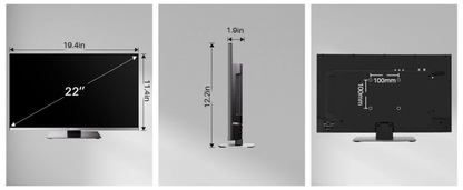 SYLVOX 61 cm / 24´´ RV Smart-TV mit DVD