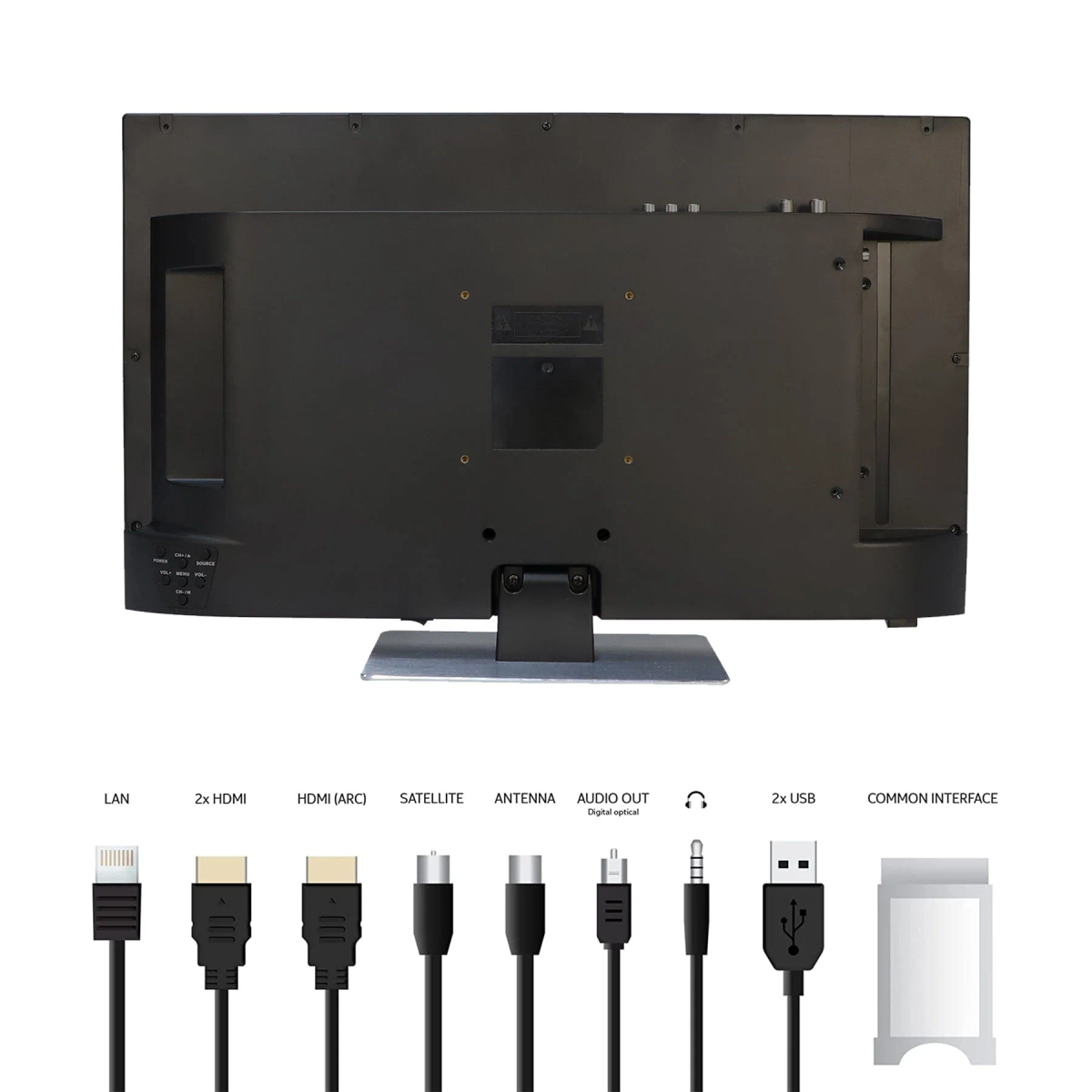 SYLVOX 81 cm / 32´´ RV Smart-TV mit DVD