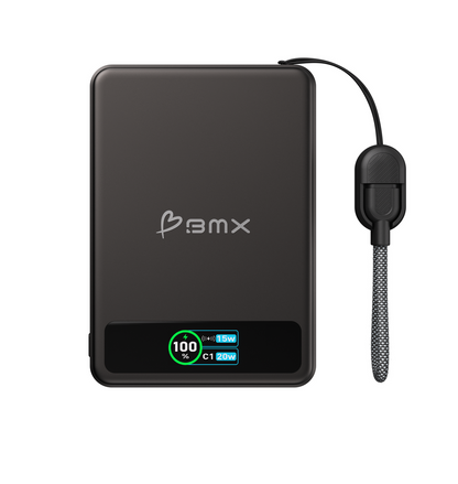 BMX SolidSafe 5K Solid-State Magnet Powerbank Schw