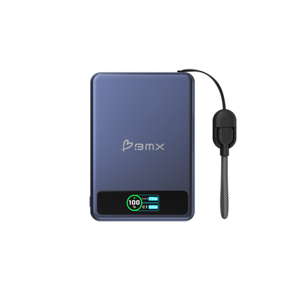 BMX SolidSafe 5K Solid-State Magnet Powerbank Blau