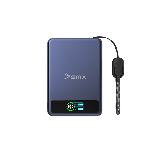 BMX SolidSafe 5K Solid-State Magnet Powerbank Blau