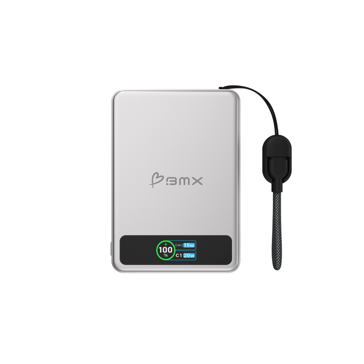 BMX SolidSafe 5K Solid-State Magnet Powerbank Silb