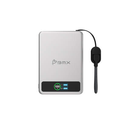 BMX SolidSafe 5K Solid-State Magnet Powerbank Silb