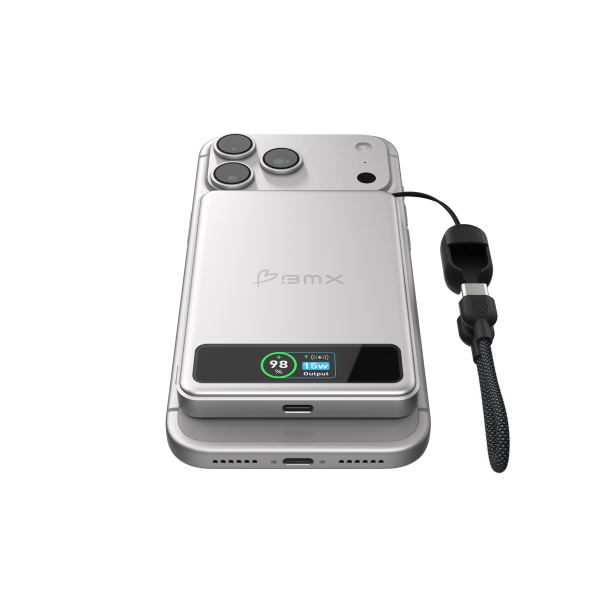 BMX SolidSafe 5K Solid-State Magnet Powerbank Silb