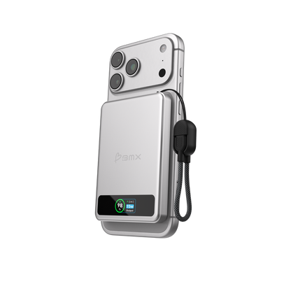 BMX SolidSafe 5K Solid-State Magnet Powerbank Silb