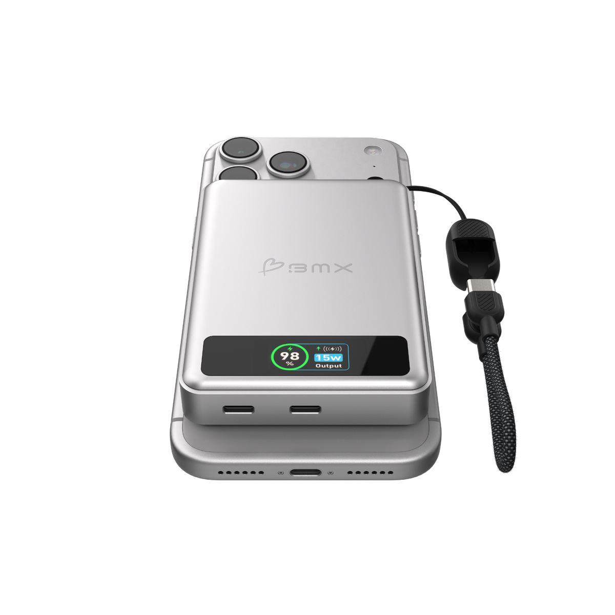 BMX SolidSafe 10K Solid-State Magnet Powerbank Sil