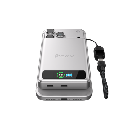 BMX SolidSafe 10K Solid-State Magnet Powerbank Sil