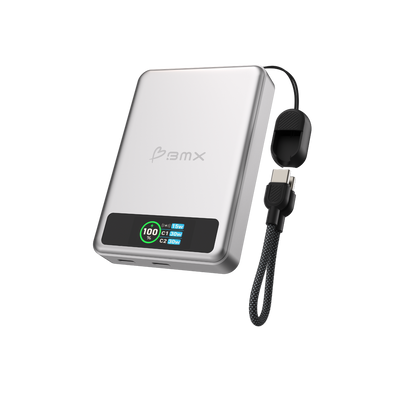 BMX SolidSafe 10K Solid-State Magnet Powerbank Sil