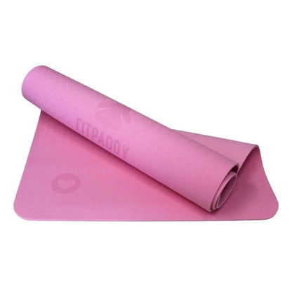 FITPADDY Eco TPE Yogamatte 6 mm Pink