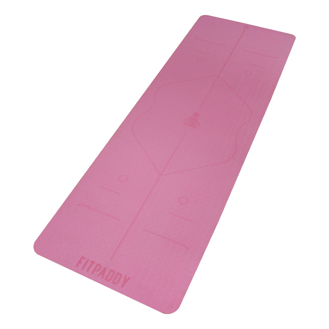 FITPADDY Eco TPE Yogamatte 6 mm Pink