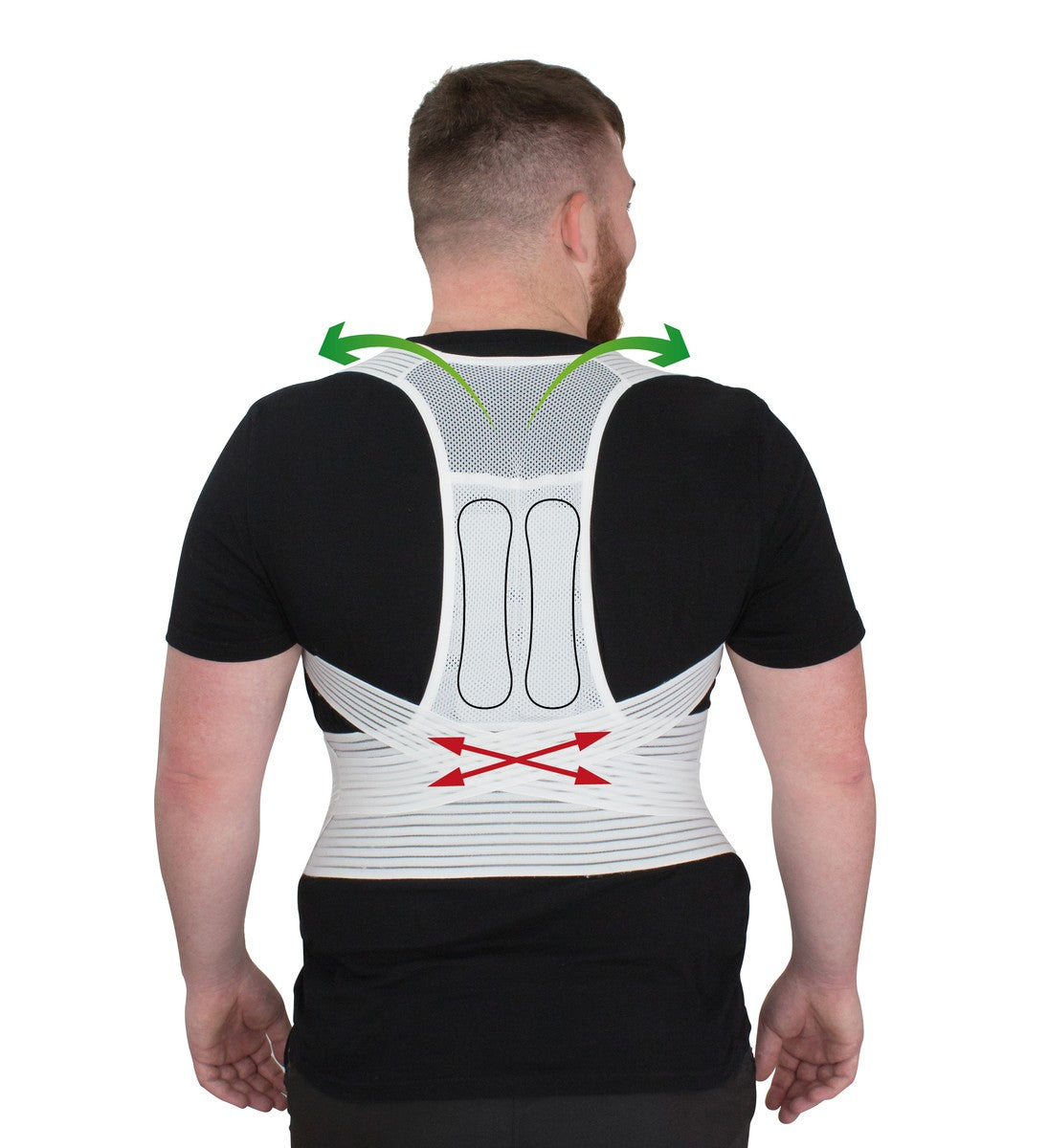HYDAS Geradehalter mit Stützgürtel, XXL ws