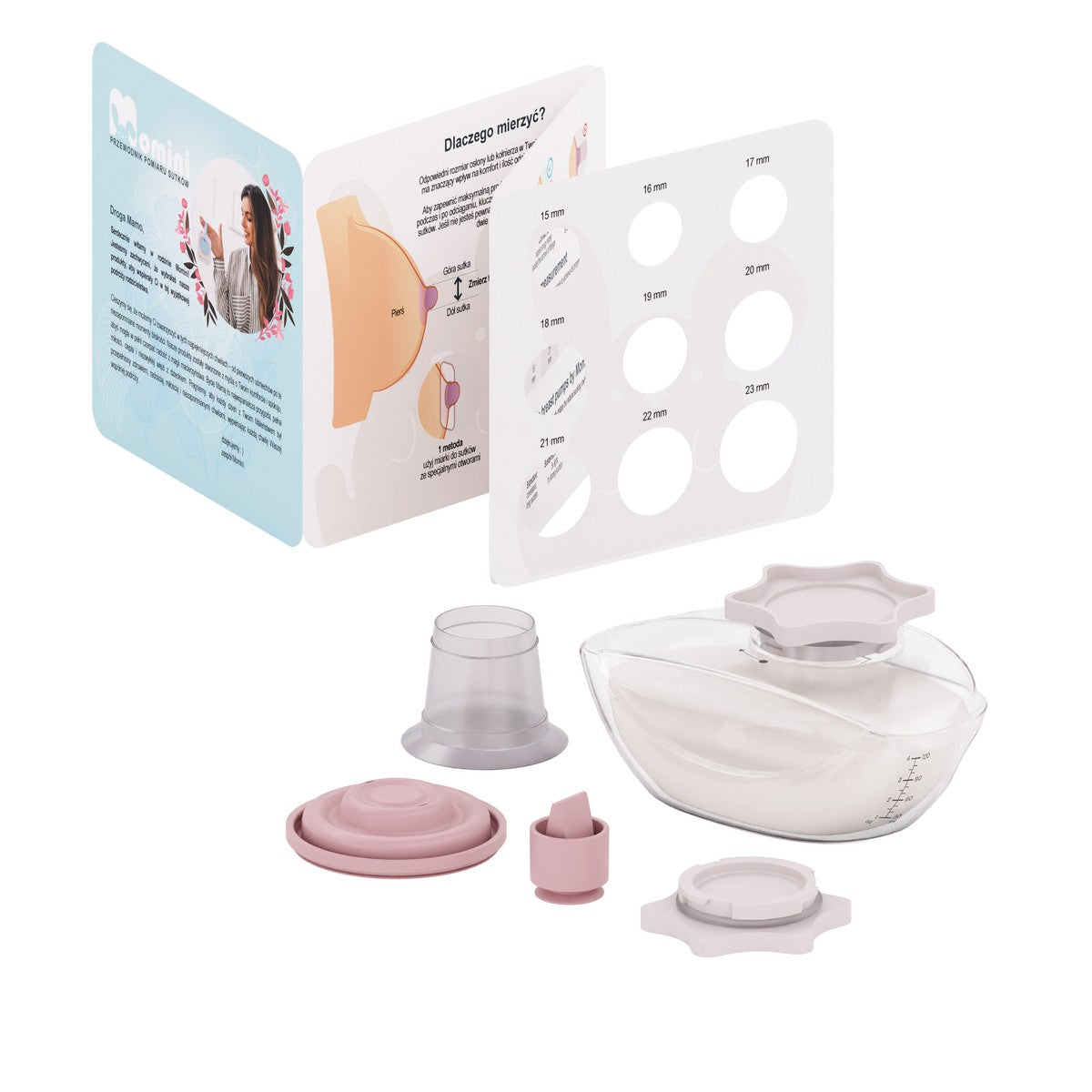 MOMINI SingleHarmony Kabellose Milchpumpe 2in1