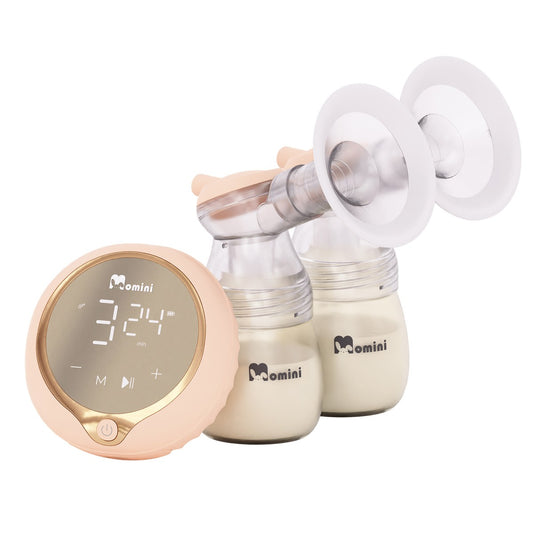 MOMINI MilkySilky Doppel-Milchpumpe 9 Stufen