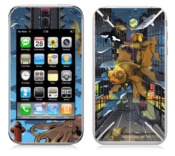 BODINO SuperSkin iPhone 3G/3GS CROSSTOWN TRAFFIC