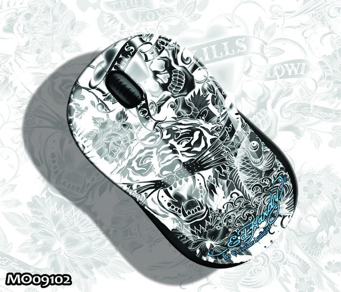 Ed Hardy Mouse Mo09102 weiss