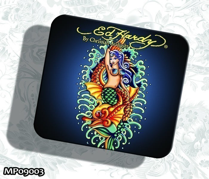 Ed Hardy Mousepad Mermaid MP09003 blue