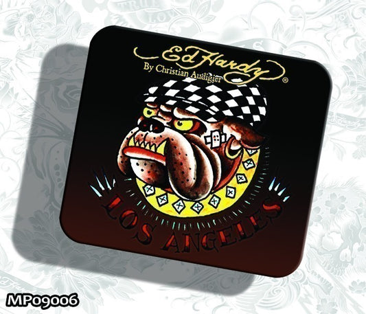 Ed Hardy Mousepad LA Dog MP09006 brown