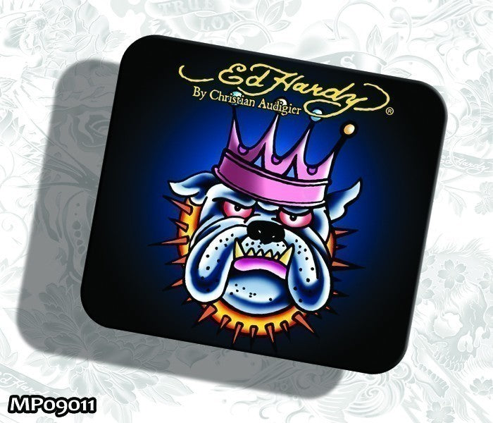 Ed Hardy Mousepad King Dog MP09011 blue