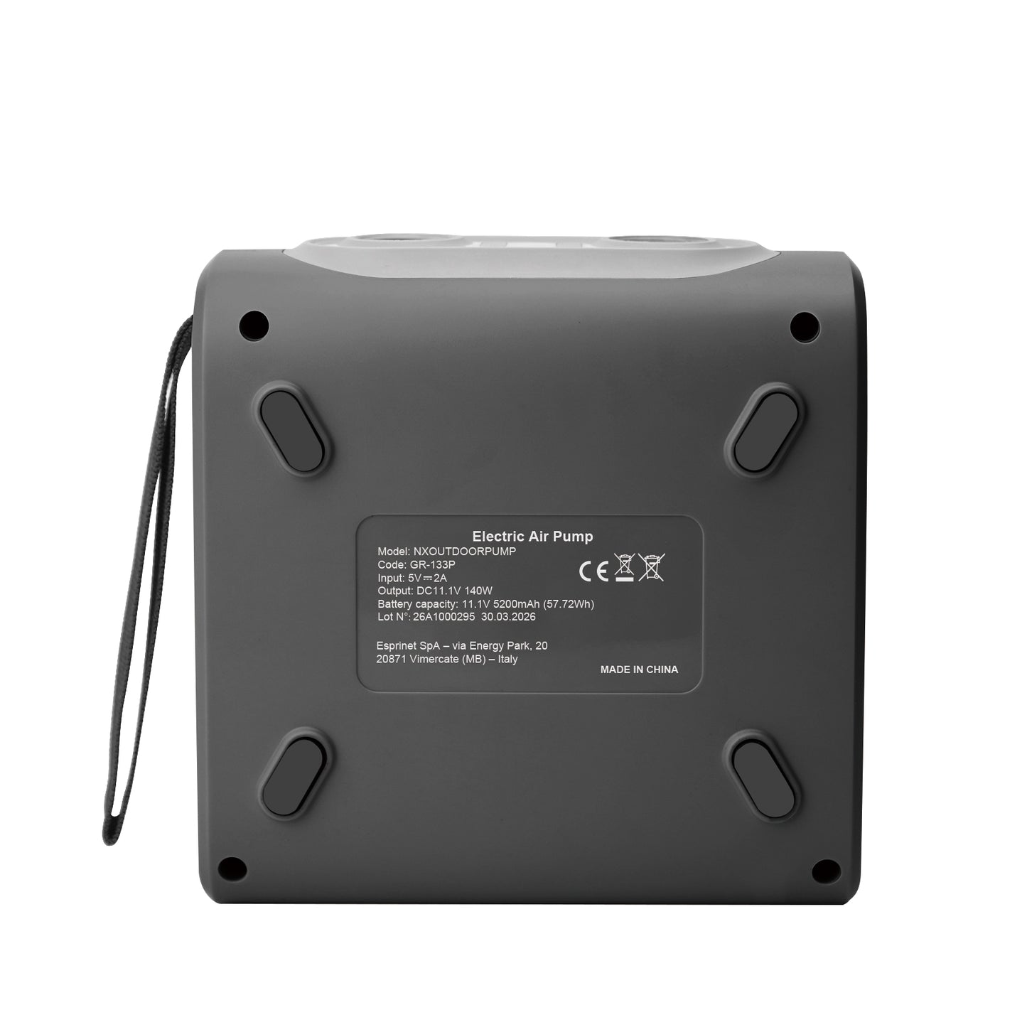 NILOX Luftpumpe - Outdoor-Kompressor