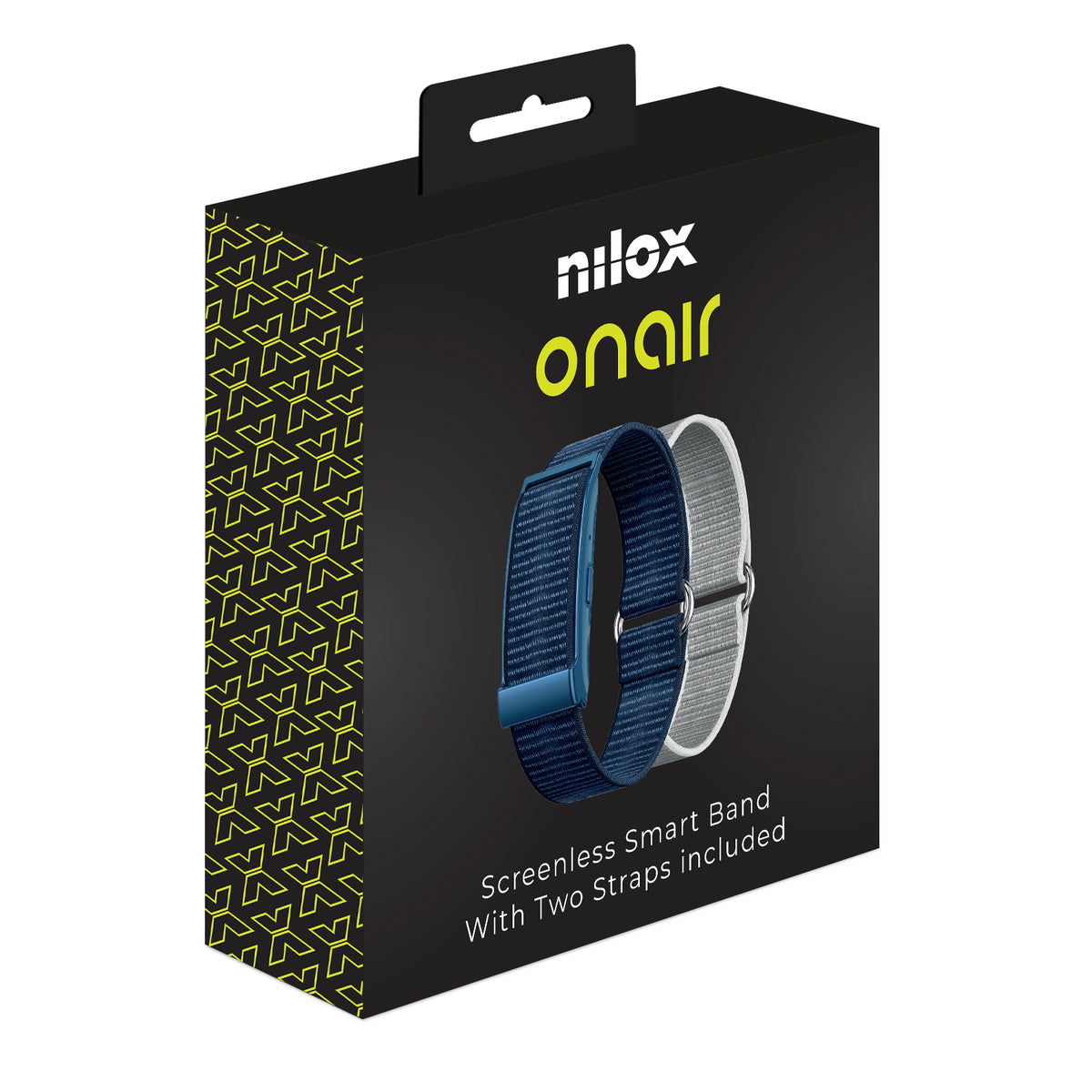 NILOX Screenless Smart Band with 2 Straps Blue