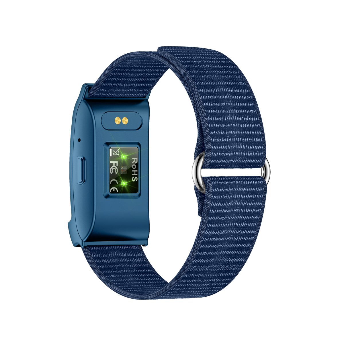 NILOX Screenless Smart Band with 2 Straps Blue