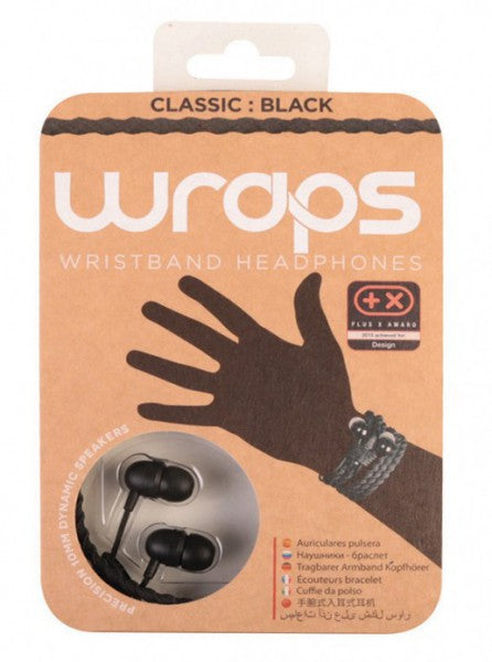 wraps Black Classic Armband Kopfhörer schwarz