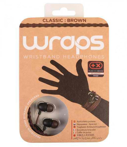 wraps Brown Classic Armband Kopfhörer braun