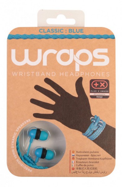 wraps Blue Classic Armband Kopfhörer blau