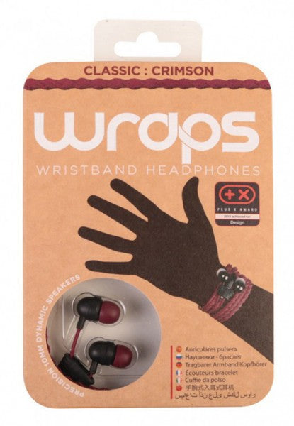 wraps Crimson Classic Armband Kopfhörer bordeaux