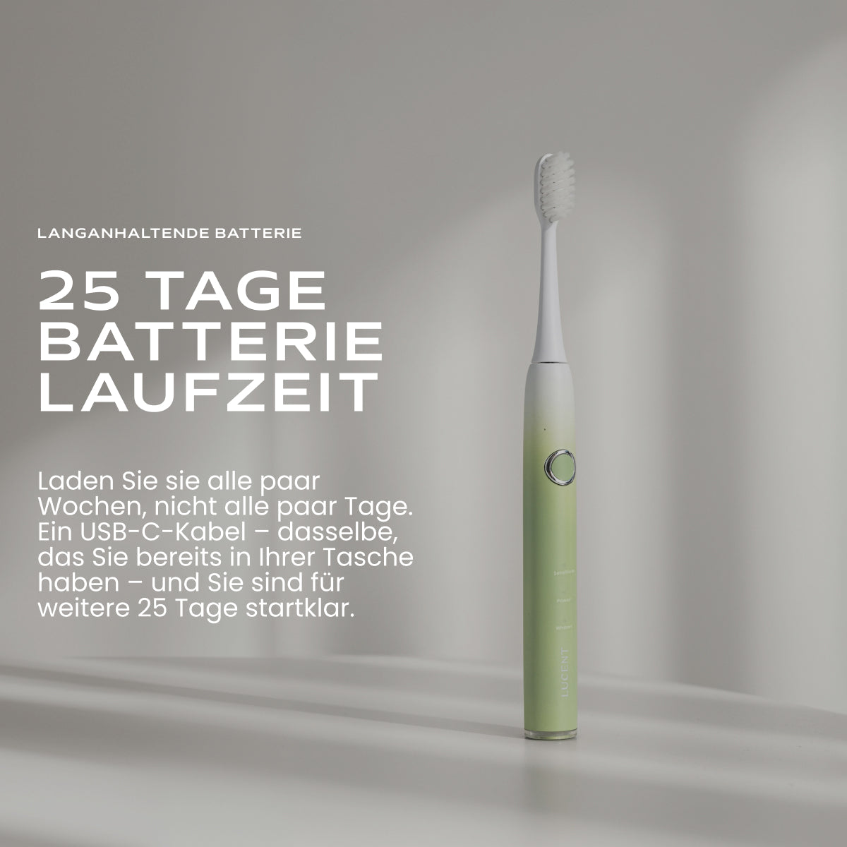 LUCENT Spark Elektrische Schall Zahnbürste mint