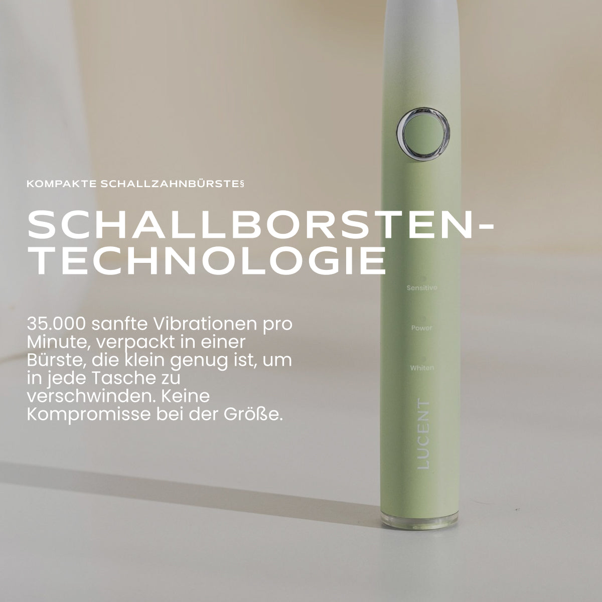 LUCENT Spark Elektrische Schall Zahnbürste mint