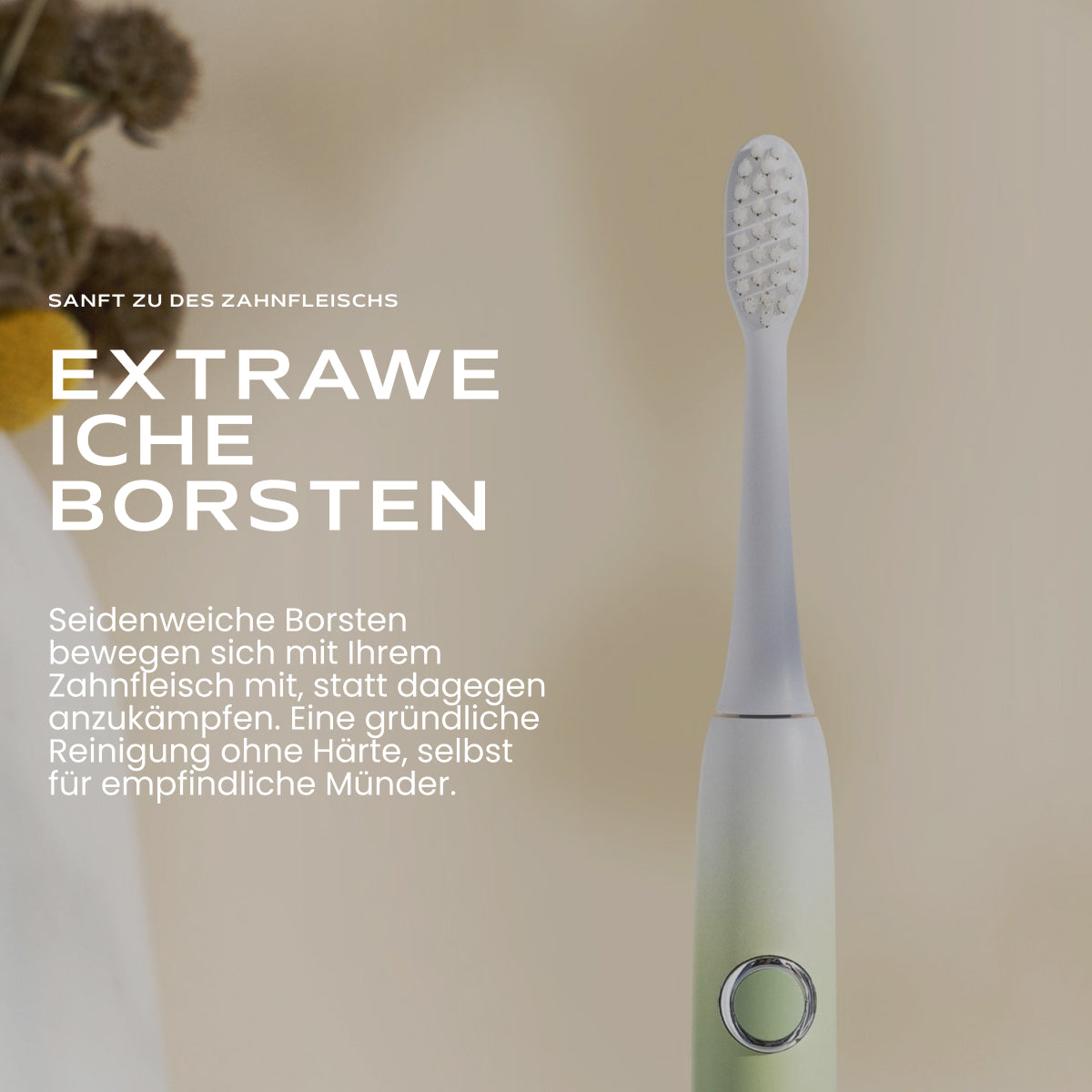 LUCENT Prism Elektrische Schall Zahnbürste mint