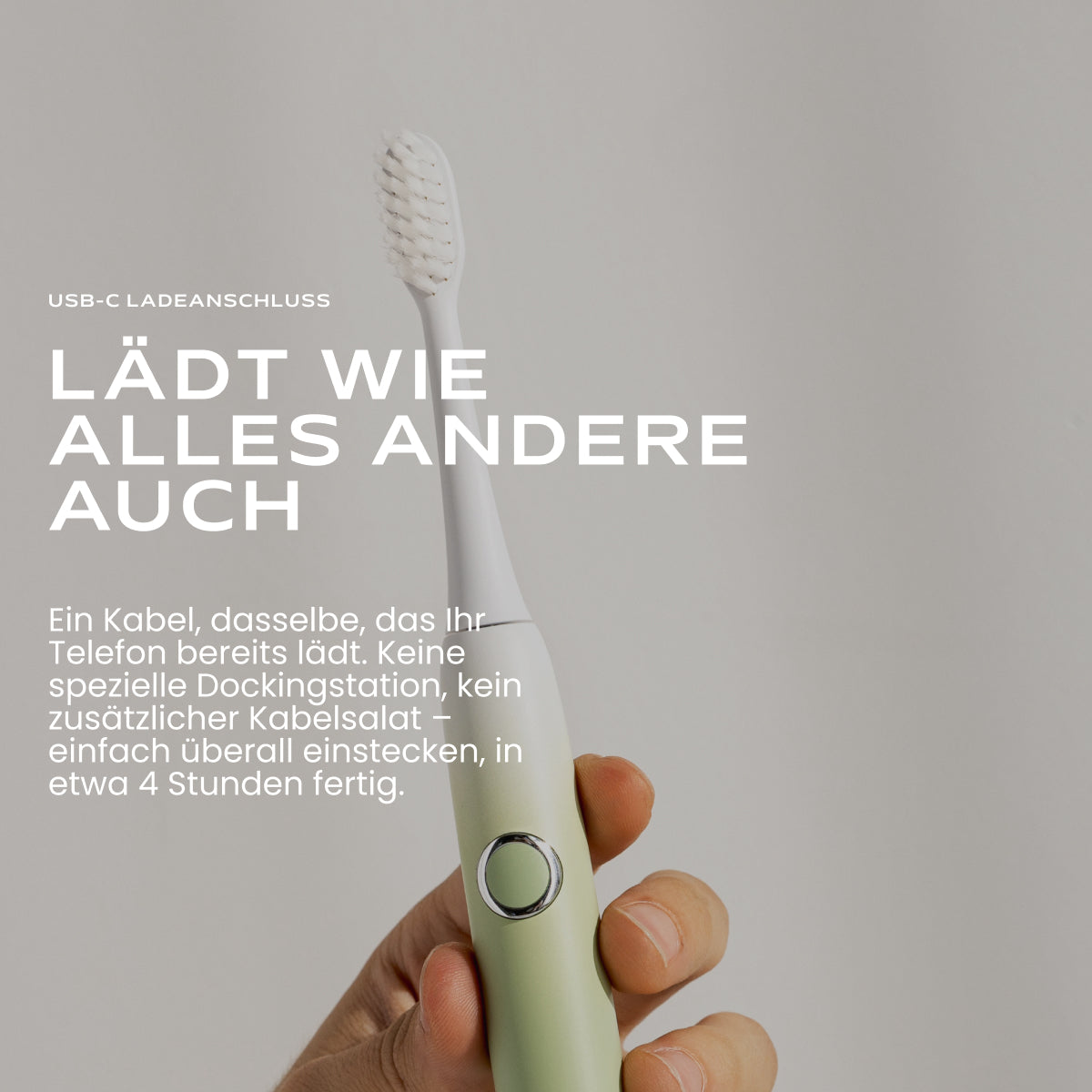LUCENT Spark Elektrische Schall Zahnbürste mint