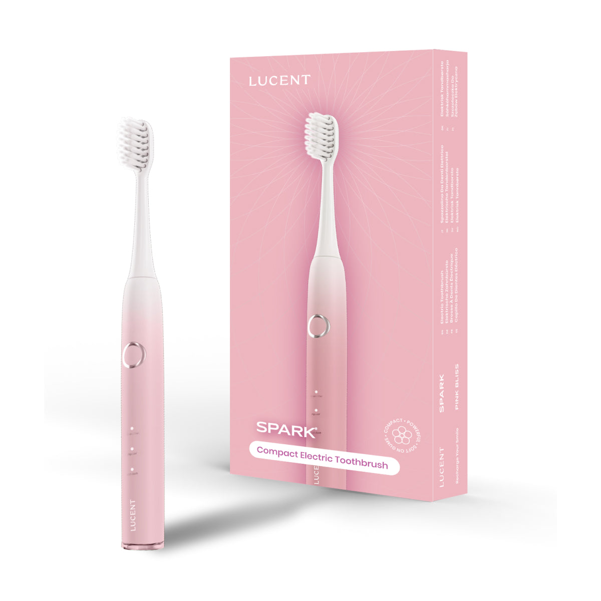 LUCENT Spark Elektrische Schall Zahnbürste pink